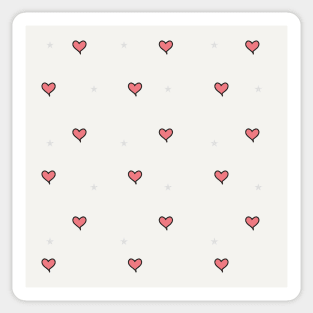 Valentines Day For Teachers funny gift - Teaching Fills My Heart Pattern Sticker